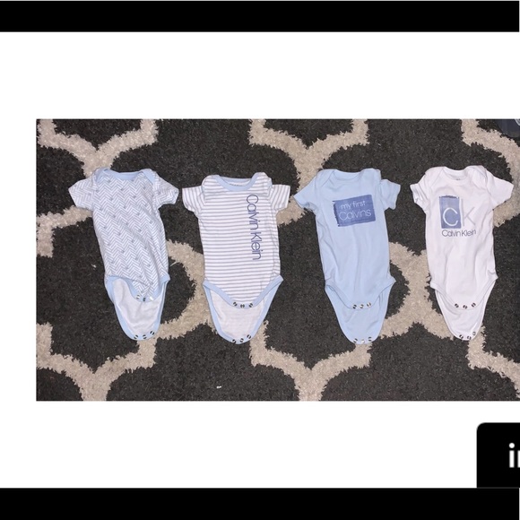 4 Calvin Klein onsies - Picture 1 of 1
